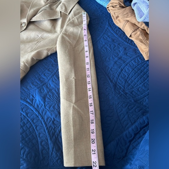 Pendleton 100% Wool Women's Tan Blazer - Picture 9 of 10